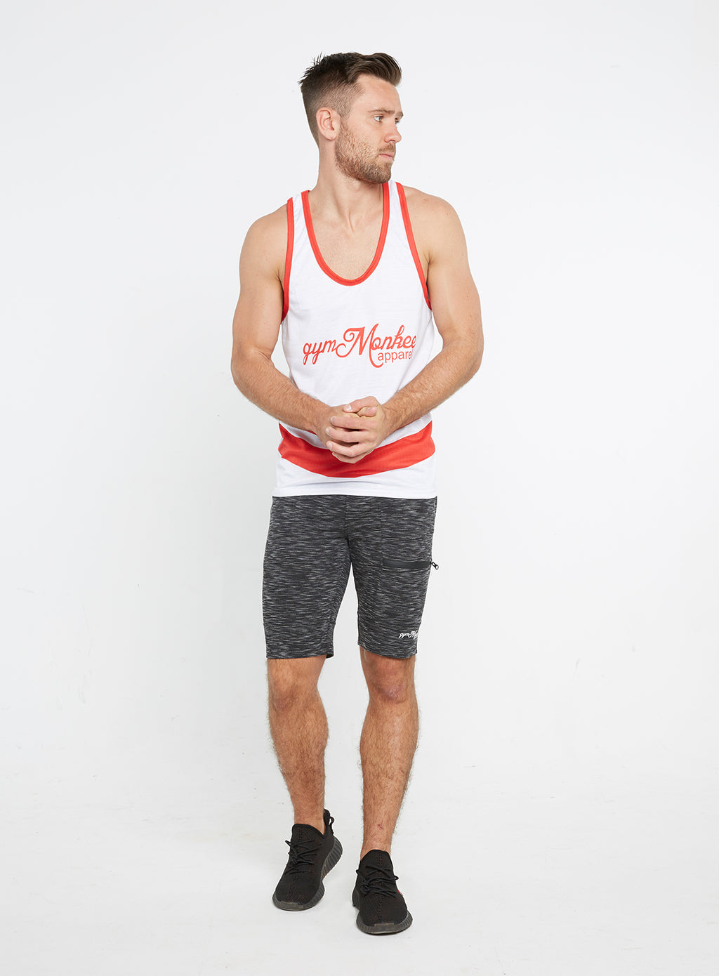 Gym Monkee - Red Sublimated Vest MOVING