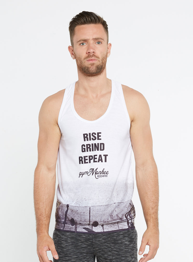 Gym Monkee - Rise Sublimated Vest FRONT